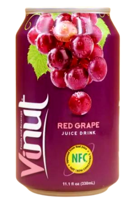 Vinut Can Original Taste Red Grape Juice 330 ml-img